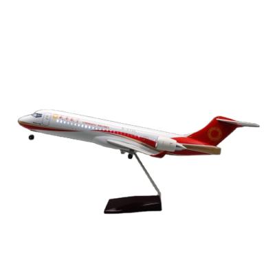 China China Air China Die-Cast Factory Aircraft Manufactur Scale Toy ARJ Chengdu Airplane Model 1/80 for sale