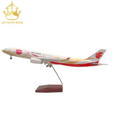 China China Airbus A330 Air China Zijin 1:125.47Cm Simulation Aircraft Model With Wheels And Advanced Lights for sale