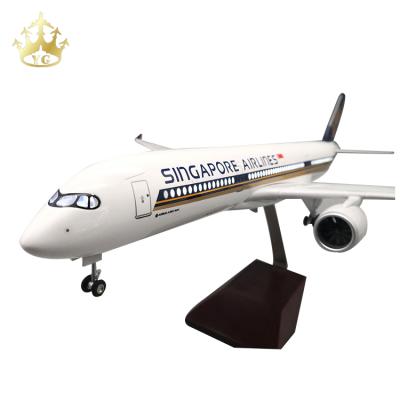 China China Die Cast Model Aircraft Plane Airbus A350 Singapore Airlines Airplane 1/142 Airplane Model for sale