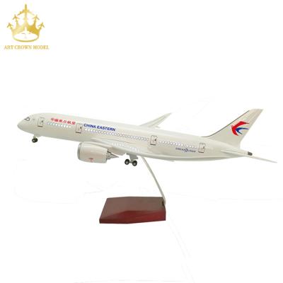 China China Boeing Airplane Scale Model Boeing 787 China Eastern1/130 Airlines Flat Model for sale