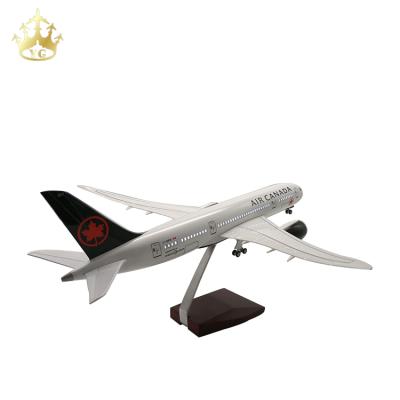 China Airplane Toy Passenger Model Plane Diecast China Boeing Airbus 787 Canadian Airlines 1/130 for sale