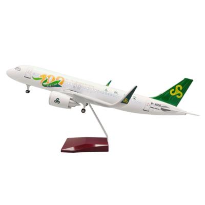 China 1/80 Plastic Desktop Airlines Plane China 320 Simulation Aircraft Scale Aircraft Resin Model for sale