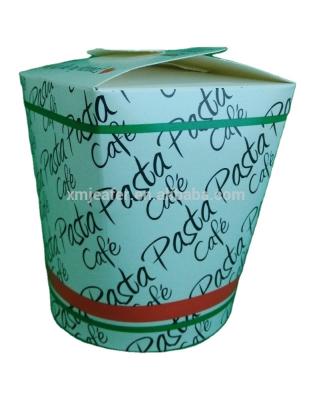 China Disposable Wok Disposable Paper Box Custom Food Buckets for sale