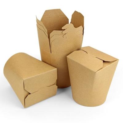 China Disposable Chinese Take Out Pasta Disposable Paper Box for sale