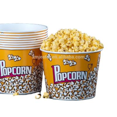 China Disposable 170oz Popcorn Cup Paper Food Paper Buckets for sale