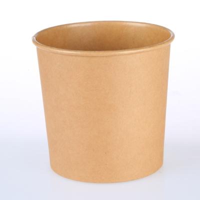 China PLA 8oz-32oz high quality biodegradable lined soup paper cup take out biodegradable paper bowl for sale