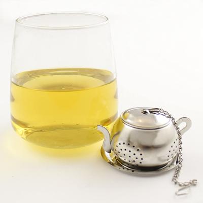 China Viable Factory Wholesale Price Steel Professional Tea Strainer PP Tea Infuser Strainer For Loose Tea for sale