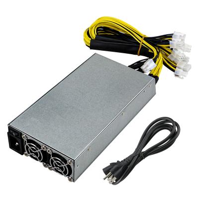 China PSU for 10GPU China manufacture 80plus 1U 1800W 2000W 2400W gold switching power supply. with PCI-6pin power supply for sale