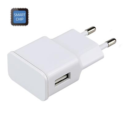 China Custom Android Phone Logo Travel Charger EU Plug 5V USB Charger For Android Phone for sale