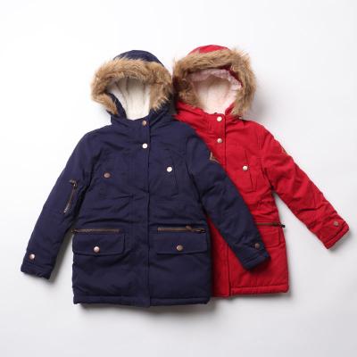 China Innovative Anti-wrinkle Products For Import Children's Sheepskin Coats Kids Winter Coats For Girls Chinese for sale