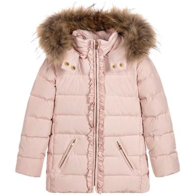 China Long Lasting Pink Coat Girls Winter Coats High Quality Kids Clothing for sale