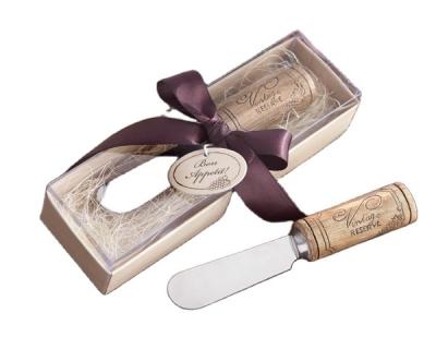 China Viable Butter Knife Fruit Jam Knife Cheese Spreader Tree Leaf Cream Spatula Gift Box Gifts for sale