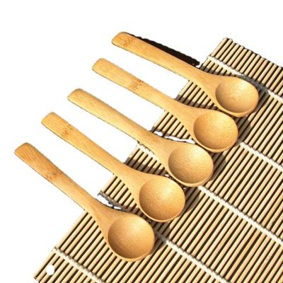 China Bamboo Baby Viable Honey Spoons Wooden Spoons by Honey Spoon 12cm -13cm for sale