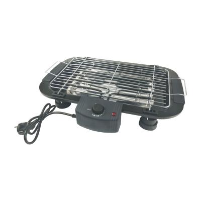 China Multifunctional electric grill BBQ accessory stainless steel barbecue size household adjustable electric barbecue grill for sale