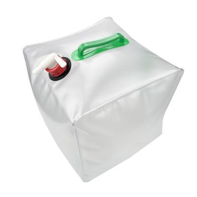 China Outdoor Folding PVC Water Bag 10L Bucket PVC Water Storage Bag for sale