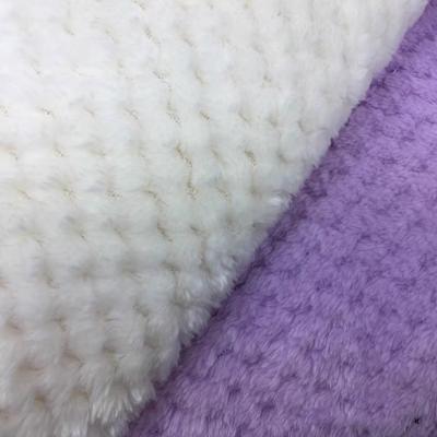 China Wholesale 100%polyester anti pill recycled jacquard flannel fleece fabric for hometextiles for sale