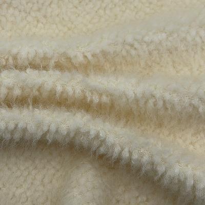 China Exquisite anti-static 100%polyester wool sherpa fabric for winter coat for sale