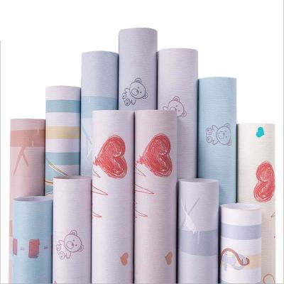 China Waterproof+ECO-Friendly Waterproof Self-adhesive Wall 3D Wall Paste PVC Dorm Wallpaper Dorm Wallpaper Living Room Background Wall for sale