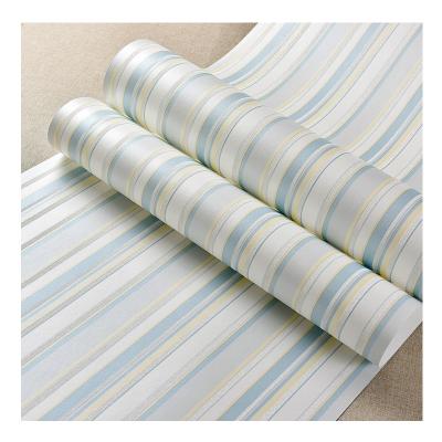 China Modern Antistatic+ECO-Friendly Self Adhesive 3d Stripe Wallpaper Living Room Decoration Bedroom Wallpaper Home Decor Factory Supplier for sale