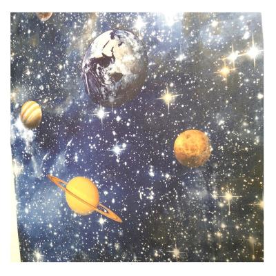 China Modern Waterproof 3d Cartoon Sky Wallpaper Internet Bar KTV Hotel Living Room Bedroom Ceiling Project PVC Ceiling Wallpaper for sale