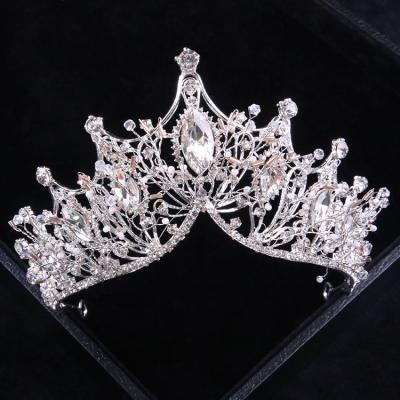 China Wedding Luxury Bridal Hair Accessories Crowns Tiaras For Princess Crown Girls Queen Crowns for sale