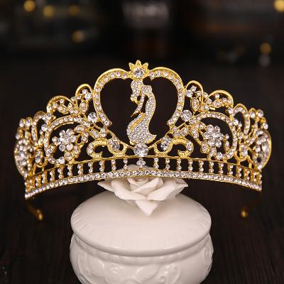 China Luxury Bridal Bridal Accessories Crystal Bling Tiaras Wedding Crown Tiara Crown High Quality Wedding Hair Accessories for sale