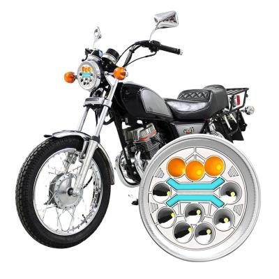 China IP67 YAYE 6 Inch CM125 White DRL LED Accessory Motorcycle Yellow White High Low Beam DRL Headlight for sale