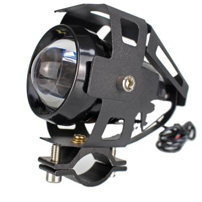 China U5 LED Projector Lens Headlight Motorcycle Spotlight With Aviation Aluminum Parts for sale