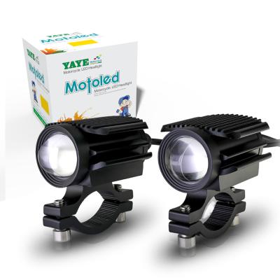 China 3570CSP YYFJD-JRY YAYE Motorfiets LED Mini Spot Light 16W 1600LM AC DC 8V 80V Geel Wit Te koop