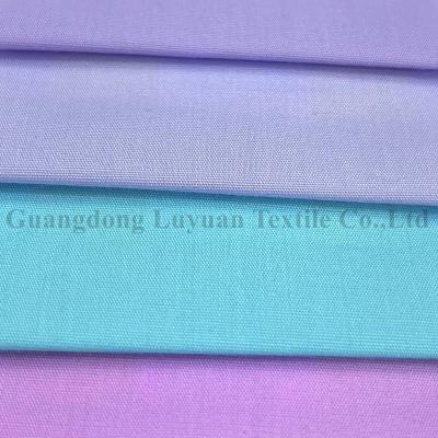 China Anti-Static Poplin Pocketing TC Twill Fabric For Polyester-cotton Uniform Plain Dyed Fabric for sale