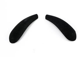 China High End Black Velvet Shoulder Pad Velvet Hooks 150*45*40mm for sale