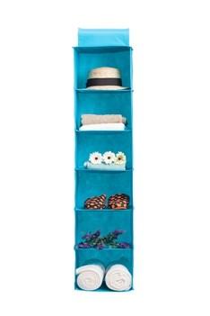 China Decoratieve 120cm Jasje/Kostuum/Sweaterorganisator, Blauwe Hangende Kastorganisatoren Te koop