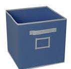 China Classic Non Woven Cube Foldable Storage Box Fabric Cube Storage Bin With Name Label for sale