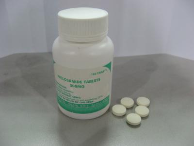 China Niclosamide Tablets 500MG Anthelmintic Medicines 100's / Bottle for sale