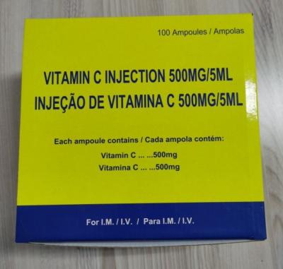 China Vitamin C Injection 500mg/5ml for sale