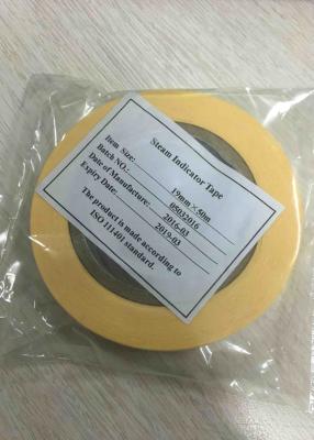 China Medical Autoclave Steam Sterilization Indicator Tape 19mm * 50m for sale