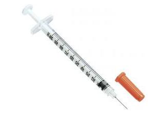 China 0.5ML 1ML Disposable Insulin Syringes with fixed needle in blister packing for sale