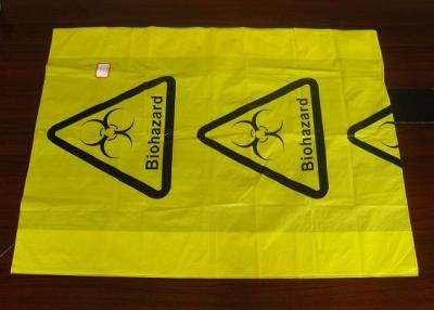 China Polyethylene Plastic Heat  Sealing Biohazard Bags meet FDA and EU standard for sale