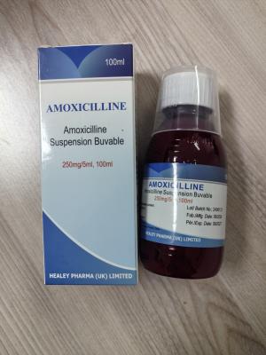 China Amoxicillin Dry Suspension 250MG / 5ML 100ML Treatment of Infections for sale