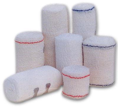 China Cotton Elastic Bandage For Surgery Dressing 5cm*4.5m Medical Bandage Tape for sale