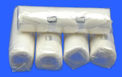 China Breathable PBT Elastice Bandage 5cm*4.5m 7.5cm*4m Medical Bandage Tape for sale