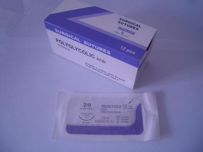 China Absorbable Polyglycolic Acid Suture Medical Surgical Equipment / Instruments for sale