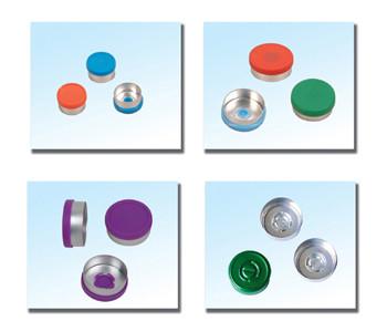 China Pharmaceutical Flip off  Aluminium Cap OEM 15mm 20mm 26mm 28mm 32mm for sale