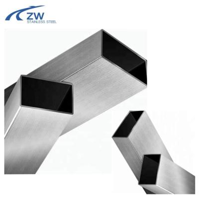 China 2205 / 2507 square construction stainless steel tube / round and square stainless steel porcelain tube for sale