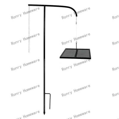 China Easily Assembled China Factory Ronry Campfire Grill Stainless Steel BBQ Accessories Barbecue Tool Set Backyard BBQ Grills Outdoor for sale