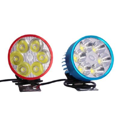 China Durable Super Bright Waterproof Motorcycle Led Flash 4 Beads 6 Bead Spotlights For Safe Driving for sale