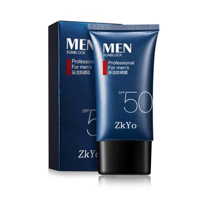 China Sunscreen Watercome Private Label OEM Sunblock Cream SPF 50 Physical Whitening Sunblocking Waterproof Men Face Sunscreen Cream for sale