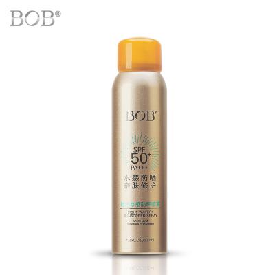 China Organic Sunscreen OEM Private Label BOB Body And Face SPF 50 Waterproof Sunscreen Whitening Spray for sale