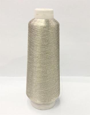 China Anti-bacteria 150D Polyester Gold Pure Silver Pure Viscose Metallic Yarn for sale