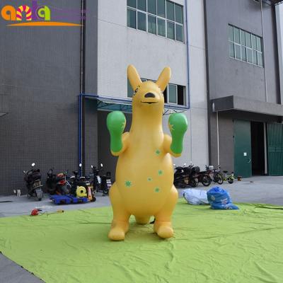 China Promotion Activity Giant Advertising Inflatable Cartoon Animal Event Inflatable Kangaroo Model for sale